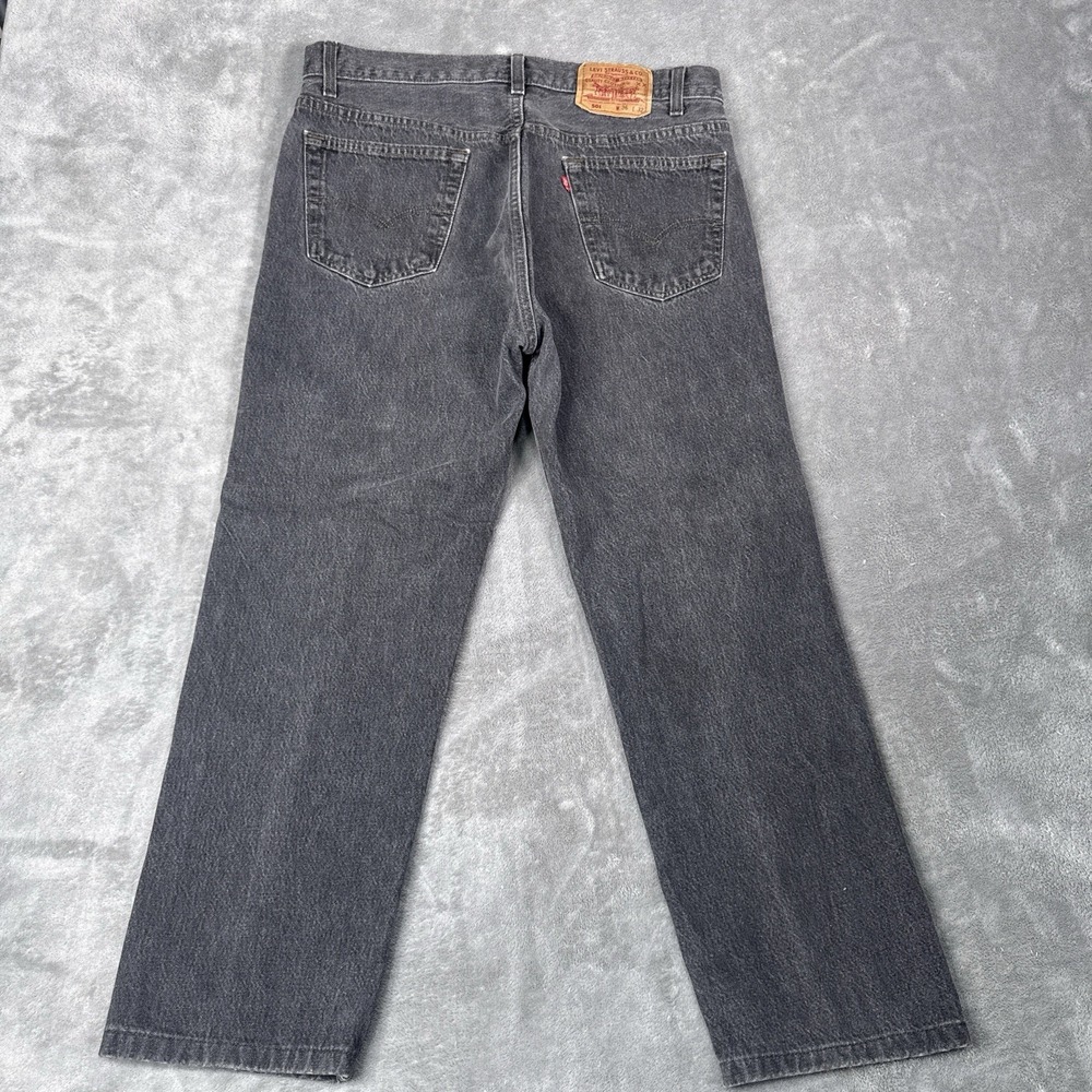 Vintage Levis Jeans Mens 36x32 (Fits 34x27) Gray Denim 501 80s Made in USA